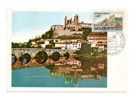 1968--Carte-Maximum -- BEZIERS --Vue Générale ..............cachet  BEZIERS-34..............à Saisir - 1960-1969