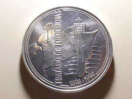 Portugal 1000 Escudos 1994 Tratado De Tordesilhas Silver - Portugal