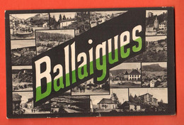 ZPT-10 Multivue De Ballaigues Phototypie 3861  Circulé 1917 Vers Paris France - Ballaigues