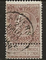 Belgique N°61 (ref.2) - 1893-1900 Thin Beard