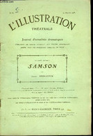 L'illustration Théatrale N° 83 - Samson, Pièce En Quatre Actes Par Henry Bernstein, Représntée Pour La Première Fois Le - L'Illustration