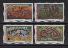 Turquie - N°2686 à 2689 - Faune - Serpents - Cote 27€ - * Neufs Avec Trace De Charniere - Unused Stamps