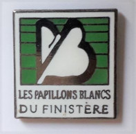 Q298 Pin's Les Papillons Blancs Du Finistère Handicap Handicapé Le Relecq Kerhuon Gros Modèle 15 Mmx15mm Achat Immédiat - Médical