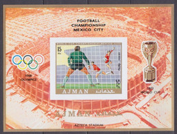 1970 Ajman 531/B189b 1970 FIFA World Cup In Mexico 13,00 € - 1970 – Mexico