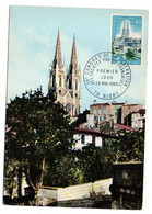 1966 --Carte-Maximum --NIORT --Eglise  St André.................cachet  NIORT - 79..........à Saisir - 1960-1969