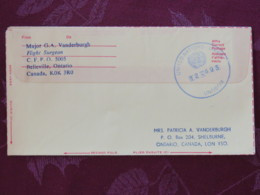 Canada 1993 Cover From Troops In Nairobi - United Nations (UNOSOM) Mission In Somalia (CFPO-BPFO) To Ontario - Storia Postale