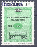 Colombia 1982 Mi 1578 MNH  (ZS3 CLB1578) - Monedas