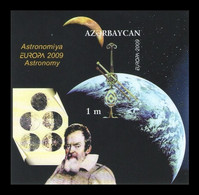 Azerbaijan 2009 MiNr. 760B (Bl.85B) Europa. Astronomy (imperf) MNH ** - Azerbaiján