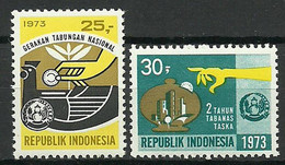 Indonesia 1973 Mi 733-734 MNH  (ZS8 INS733-734) - Monnaies