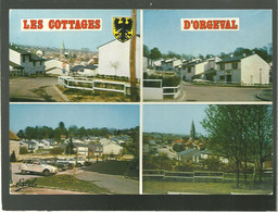 78 Les Cottages D'orgeval Multivue édit. Estel N° F. 25.004 Rautomobile Citroën Dyane Peugeot 404 - Orgeval