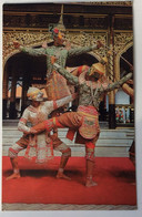 OLD POSTCARD Asia > Thailand  KHONA MASKED PLAY THAI CLASSICAL DANCE   BANGKOK AK 1965 - Thaïlande