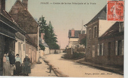 CPA Frazé Centre De La Rue Principale Et La Poste - Other Municipalities
