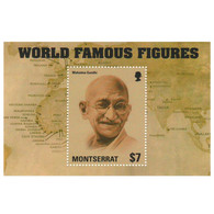 Montserrat 2014 – Mahatma Gandhi Montserrat – Famous Figure S/Sheet MS MNH  (**) - Montserrat