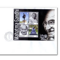 2019 – Mahatma Gandhi Montserrat 150th Birth Anniv. 4v Sheetlet On FDC   (**) - Montserrat