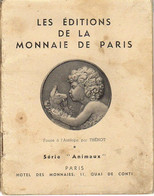 1930's Catalogue "MONNAIE De PARIS" Série "MEDAILLES ANIMAUX" - Professionals / Firms