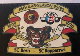 HOCKEY SUR GLACE - SUISSE - SCHWEIZ - SWITZERLAND - REGULAR SAISON 95/96 - SC BERN / SC RAPPERSWIL - ICE - EGF -    (29) - Invierno