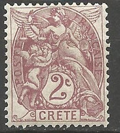 CRETE N° 2 NEUF*  CHARNIERE  / MH - Unused Stamps