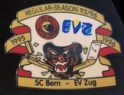 HOCKEY SUR GLACE - SUISSE - SCHWEIZ - SWITZERLAND - REGULAR SAISON 95/96 - SC BERN / EV ZUG - ICE - EGF -  (29) - Wintersport