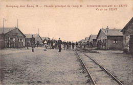 CPA Camp De Zeist - Chemin Principal Du Camp II - Très Animé - Soldats En Uniformes - Zeist