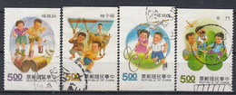 CHINA Taiwan 2048-2051,used - Usati