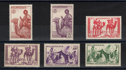 Mauritanie - YV 125 à 130 N** MNH , "sans RF" Complete - Unused Stamps