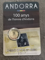 COINCARD 2 EURO ANDORRE 2017 / L'HYMNE D'ANDORRE / ANDORRA EUROS - Andorra