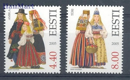 Estonia 2005 Mi 533-534 MNH  (ZE3 EST533-534) - Costumi