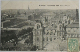 Cartes Postales  PARIS  Panorama Des Sept Ponts - Flugwesen