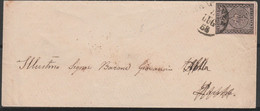 16 - Parma 1858 Lettera Per Parma, Affrancata Con 15 C. Rosa N. 3 . Al Verso Annullo Di Arrivo. SPL - Parma