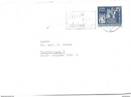 52 - 100 - Enveloppe Envoyée De Saarbrücken - Oblit Mécanique - Storia Postale