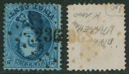 Médaillon Dentelé - N°15 Obl Pt 236 (Lp 236) Marbehant - 1863-1864 Medallions (13/16)