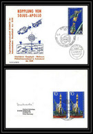 7855/ Espace (space) Lettre (cover) 2/3//1976 APOLLO Soyuz (soyouz Sojus) Project Allemagne (germany DDR) - Europe