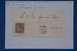 650 ESPANA  BELLE LETTRE 1868 ANTEQUERA POUR OSUNA  ++AFFRANCH.INTERESSANT - Covers & Documents