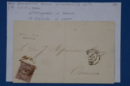 650 ESPANA  BELLE LETTRE 1868  CORDOBA POUR OSUNA  +++AFFRANCH.INTERESSANT - Cartas & Documentos