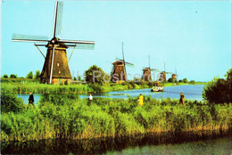 Kinderdijk - Drainage Mills - Overwaard - Windmill - Netherlands - Unused - Kinderdijk