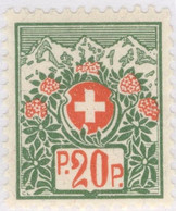 Schweiz Portofreiheit Zu#13B ** Postfrisch Ohme Kontrollnummer Aus Sammlerbogen - Vrijstelling Van Portkosten