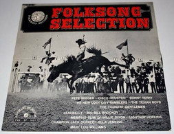 Disque LP 33 Tours Vinyle BLUES : Folksong Selection - Pete Seeger, Leadbelly, Big Bill Broonzy Lightnin' Hopkins - Blues