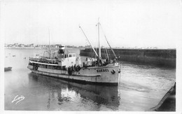 56-QUIBERON- PORT-MARIA- LE GUEDEL - BATEAU PARTANT POUR BELLE ISLE - Quiberon