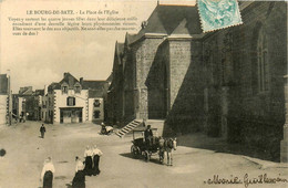 Le Bourg De Batz * La Place De L'église Du Village * Attelage * Boucherie - Batz-sur-Mer (Bourg De B.)