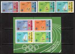 Bahamas 1972 Mi# 340-343, Block 5 ** MNH - Summer Olympics, Munich - 1963-1973 Autonomía Interna