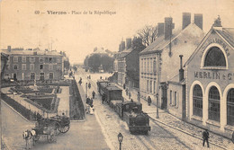 18-VIERZON-PLACE DE LA REPUBLIQUE - Vierzon