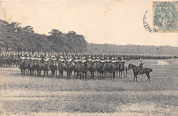 78-SAINT-GERMAIN-EN-LAYE- LE CAMP DE MANOEUVRE LE 11eme CUIRASSIER AU REPOS - St. Germain En Laye