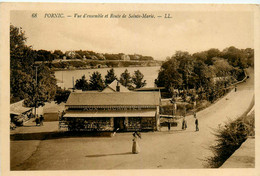 Pornic * Vue D'ensemble Et Route De Ste Marie * Commerce Magasin AUX TOURISTES - Pornic