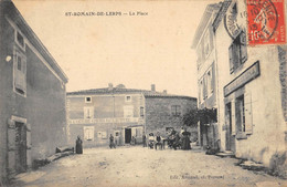 CPA 07 SAINT ROMAIN DE LERPS LA PLACE (cliché Rare - Otros & Sin Clasificación