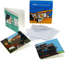 CP/PK** - Kuifje / Tintin / Tim - Milou / Bobbie / Struppi - Set De 8 Mini Cartes Postales + Enveloppes - Philabédés (comics)