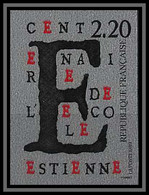 France N°2563 Ecole Supérieure Des Arts Et Industries Graphiques Estienne Non Dentelé ** MNH (Imperf) - Sin Clasificación