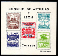 España Hoja Consejo De Asturias Y León - Asturië & Leon