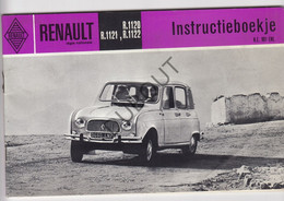 Renault - Reclameboekje/Instructieboekje Renault R1120/1122 - Jaren '60-'70   (V1203) - Vita Quotidiana