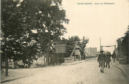 St Denis * Route Et Le Pont De Villeneuve * Pub Publicité Bateau Lavoir TOURNADE - Saint Denis