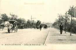 Malo Les Bains * Avenue Des Bains De Mer * Attelage * Tram Tramway - Malo Les Bains